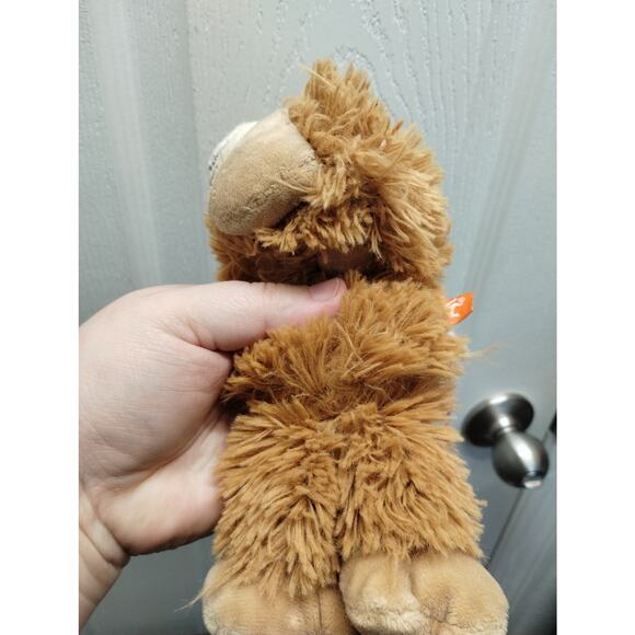 Wild Republic Plush Brown Orangutan Monkey Ape 8 Inch Wrist Hugger Slap Bracelet - Picture 5 of 10